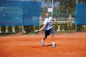 Teniški igralec TK Triglava Anže Arh
